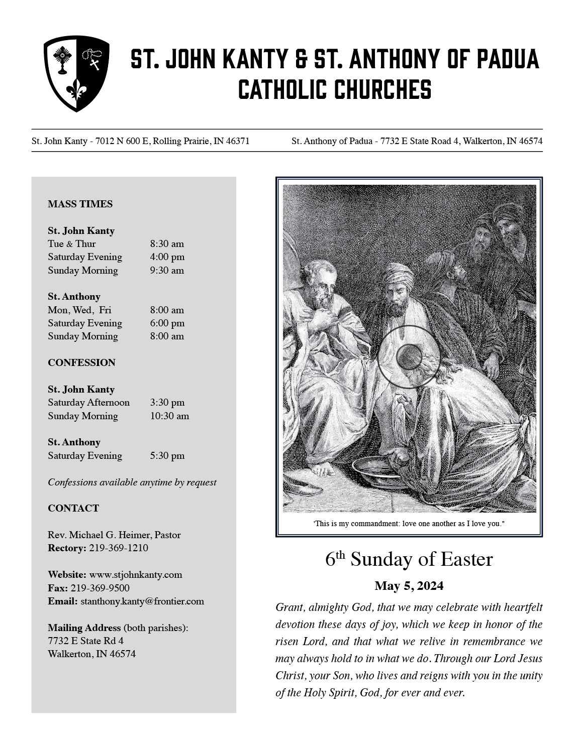 6th Sunday of Easter - 2024